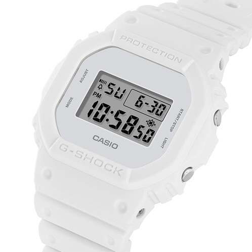 卡西欧手表 G-SHOCK  【新品】WHITE ON WHITE 时尚潮流 防水防震运动表款DW-5600WW-7PR