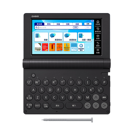 卡西欧电子教育 多语旗舰 【新品】英日法德汉辞典、多国语学习E-S800DB