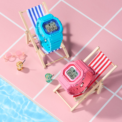 卡西欧手表 G-SHOCK  【新品】夏日缤纷配色 时尚潮流防水防震表款GLX-S5610