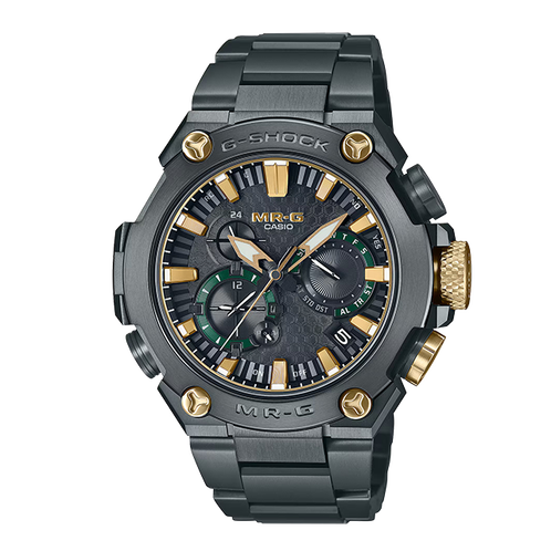 卡西欧手表 G-SHOCK  【新品】MR-G系列 山形工厂高端生产线 人造蓝宝石玻璃镜面 防水防震六局电波太阳能动力MRG-B2000