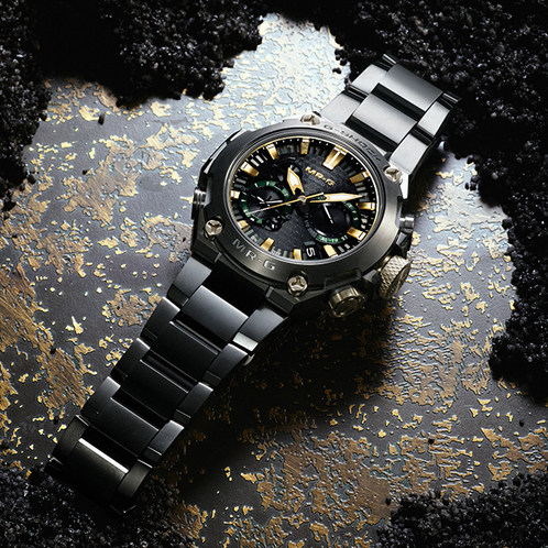 卡西欧手表 G-SHOCK  【新品】MR-G系列 山形工厂高端生产线 人造蓝宝石玻璃镜面 防水防震六局电波太阳能动力MRG-B2000