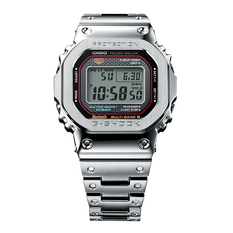 卡西欧手表 G-SHOCK 【新品】【全新配色】全金属 潮流独特感 防震防水六局电波太阳能动力运动男表GMW-B5000D-1CPRN