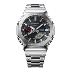 卡西欧手表 G-SHOCK 【新品】【全新配色】全金属 潮流独特感 防震防水太阳能动力运动男表GM-B2100SD-1CPRN