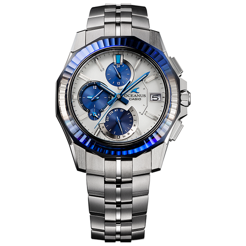 卡西欧手表 OCEANUS  【新品】海神系列日本山形工厂高端生产线 人造蓝宝石玻璃镜面 蓝牙连接防水六局电波太阳能表款OCW-S6000PB-7AJR