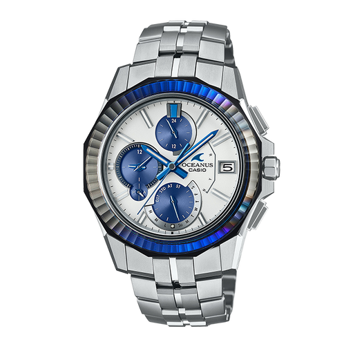 卡西欧手表 OCEANUS  【新品】海神系列日本山形工厂高端生产线 人造蓝宝石玻璃镜面 蓝牙连接防水六局电波太阳能表款OCW-S6000PB-7AJR