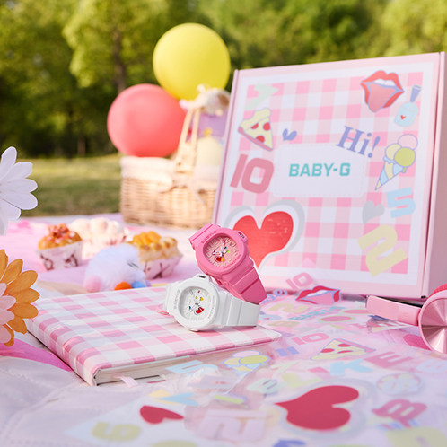 卡西欧手表 BABY-G  【新品】限量手账礼盒装 时尚潮流 防水防震表款BGA-10