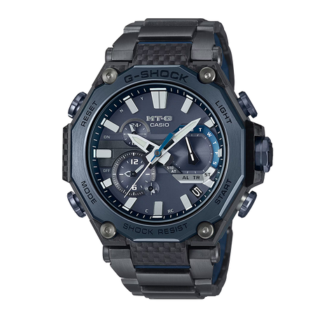 卡西欧手表 G-SHOCK 【新品】BLUE CARBON 防水防震六局电波太阳能动力表款MTG-B2000YBD-2ADR