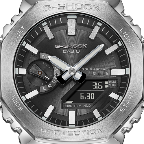 卡西欧手表 G-SHOCK  【新品】全金属 潮流时尚 防震防水运动男表GM-B2100SD-1APRN