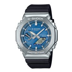 卡西欧手表 G-SHOCK 【新品】八边形表框设计 金属表头 防水防震蓝牙连接太阳能动力运动男表GBM-2100A