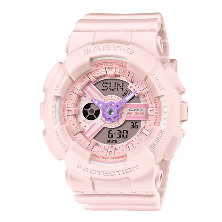 卡西欧手表 BABY-G 【新品】甜品靓色 青春夏日防水防震运动女表BA-110AH