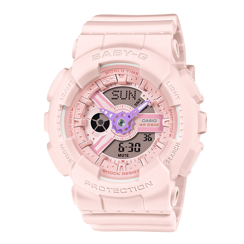 卡西欧手表 BABY-G  【新品】甜品靓色 青春夏日防水防震运动女表BA-110AH