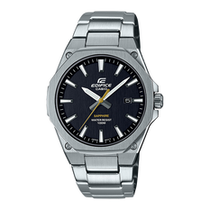 卡西欧手表 EDIFICE 人造蓝宝石玻璃镜面 简约时尚防水商务男表EFR-S108