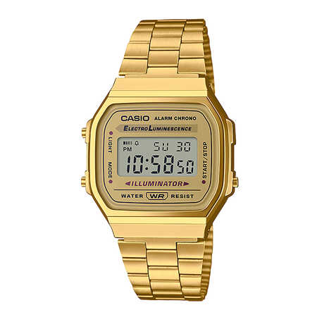 卡西欧手表 小金表 【新品】CASIO系列 复古潮流A168WG