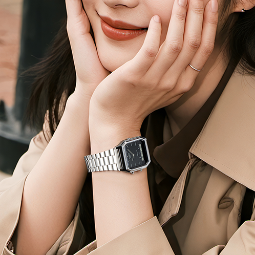 卡西欧手表 小金表  CASIO系列 复古摩登AQ-230A/AQ-230GA