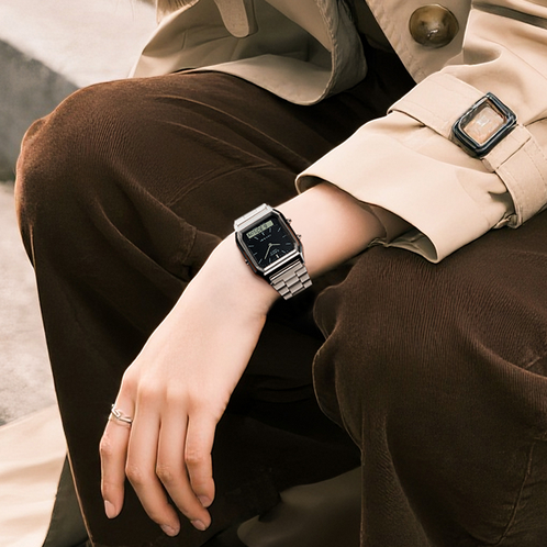 卡西欧手表 小金表  CASIO系列 复古摩登AQ-230A/AQ-230GA