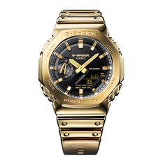 卡西欧手表 G-SHOCK 鎏光系列 时尚防水防震运动表款GM-5600YMG/GM-2100YM