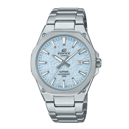 卡西欧手表 EDIFICE 【新品】艾迪斐斯 全新色彩主题 人造蓝宝石玻璃镜面防水商务男表EFR-S108DE