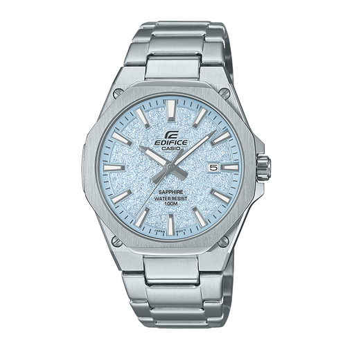 卡西欧手表 EDIFICE  【新品】艾迪斐斯 全新色彩主题 人造蓝宝石玻璃镜面防水商务男表EFR-S108DE