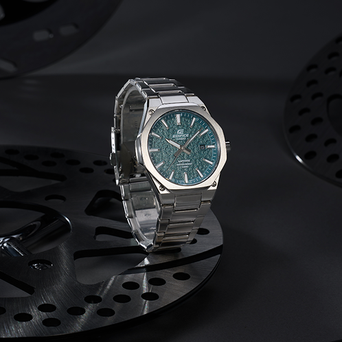 卡西欧手表 EDIFICE  艾迪斐斯 全新色彩主题 人造蓝宝石玻璃镜面防水商务男表EFR-S108DE