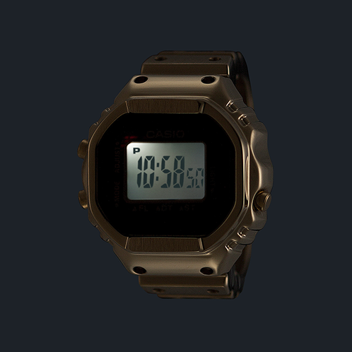 卡西欧手表 CASIO系列  【新品】时尚潮流 金色戒指手表CRW-001G-9PR