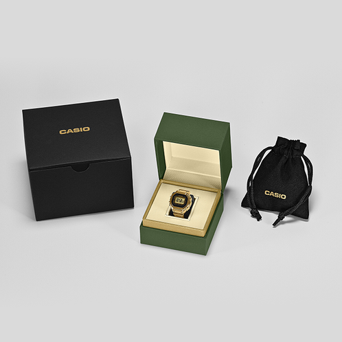 卡西欧手表 CASIO系列  【新品】时尚潮流 金色戒指手表CRW-001G-9PR