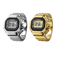 卡西欧手表 CASIO系列 【新品】时尚潮流 金色+银色戒指手表套组CRW-001