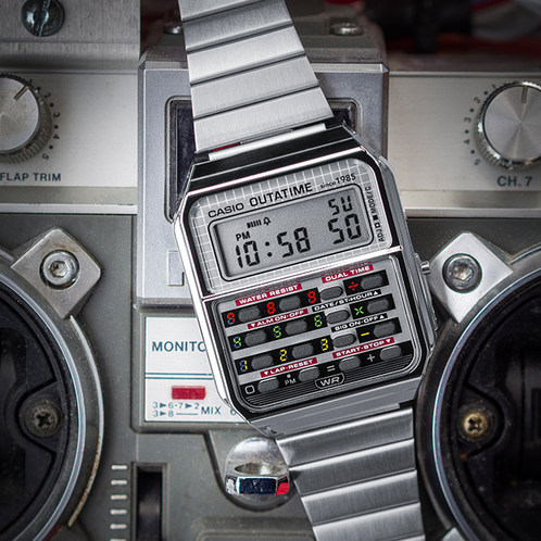 卡西欧手表 小金表  【新品】VINTAGE 复古表款 BACK TO THE FUTURE 特殊背刻与包装CA-500WEBF-1APR