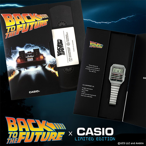 卡西欧手表 小金表  【新品】VINTAGE 复古表款 BACK TO THE FUTURE 特殊背刻与包装CA-500WEBF-1APR