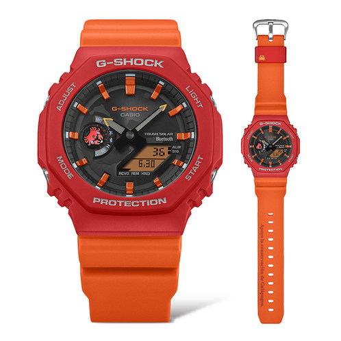 卡西欧手表 G-SHOCK  第二弹达尔文主题系列 防水防震时尚手表GA-B2100DF