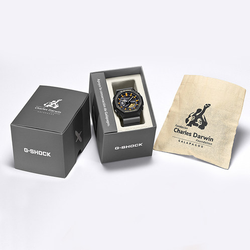 卡西欧手表 G-SHOCK  【新品】第二弹达尔文主题系列 防水防震时尚手表GA-B2100DF