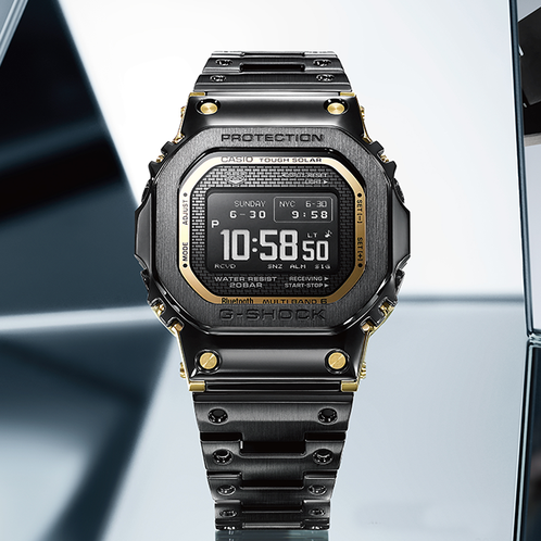 卡西欧手表 G-SHOCK  【新品】全新设计风格 时尚潮流 防震防水蓝牙连接六局电波太阳能动力运动男表GMW-BZ5000