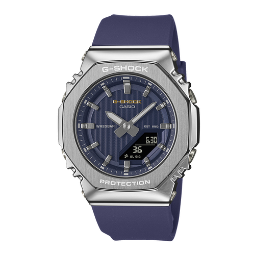 卡西欧手表 G-SHOCK  【新品】全新蓝白双色 时尚防水防震运动表款GM-S2110SH