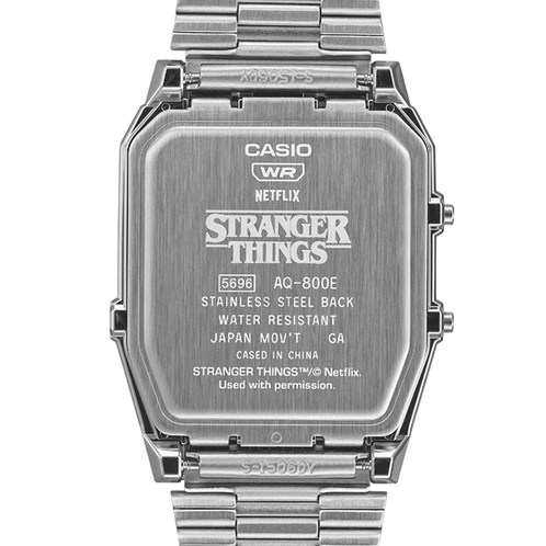 卡西欧手表 小金表  【新品】怪奇物语联名 防水防震时尚表款AQ-800EST-1ADR