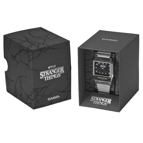 卡西欧手表 小金表  【新品】怪奇物语联名 防水防震时尚表款AQ-800EST-1ADR