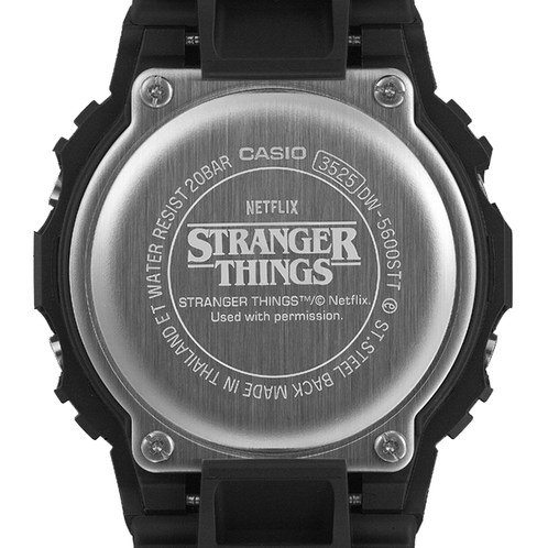 卡西欧手表 G-SHOCK  【新品】怪奇物语联名 防水防震时尚表款DW-5600STT-1PR
