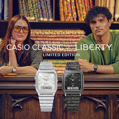 卡西欧手表 小金表 【新品】Liberty Collaboration联名潮流时尚表款AQ-230ELT/AQ-230EBLT