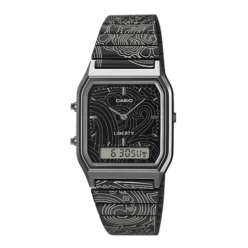 卡西欧手表 小金表  【新品】Liberty Collaboration联名潮流时尚表款AQ-230ELT/AQ-230EBLT