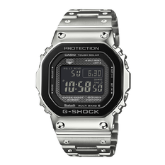 卡西欧手表 G-SHOCK 【新品】全金属 潮流独特感 防震防水六局电波太阳能动力运动男表GMW-B5000BT-1PRN