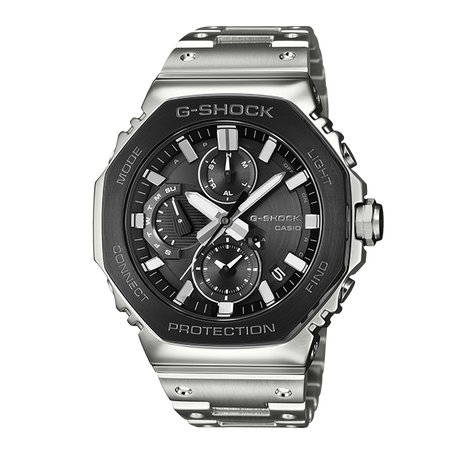 卡西欧手表 G-SHOCK 【新品】全金属指针八角 防水防震蓝牙连接表款GMC-B2100BT-1APRN