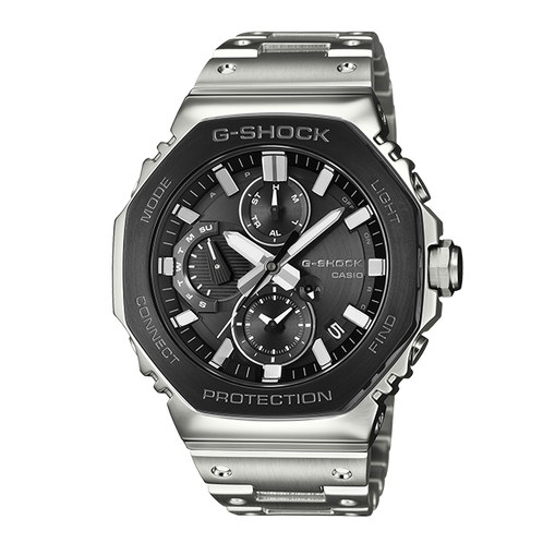 卡西欧手表 G-SHOCK  【新品】全金属指针八角 防水防震蓝牙连接表款GMC-B2100BT-1APRN