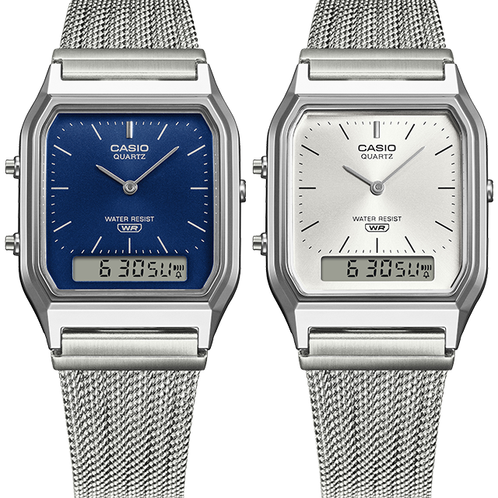 卡西欧手表 小金表  时尚方盘 VINTAGE 复古表款AQ-230EM