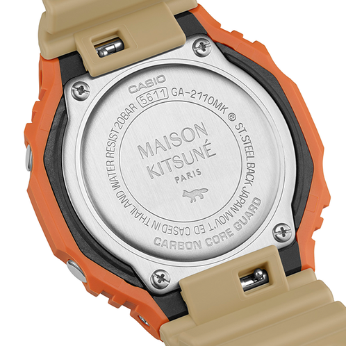 卡西欧手表 G-SHOCK  【新品】直营专供 Maison Kitsune联名 “小狐狸”时尚潮流表款GA-2110MK-5APR