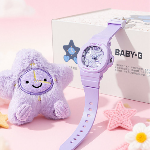 卡西欧手表 BABY-G  【新品】璀璨星芒 时尚潮流防水防震女表BGA-10D