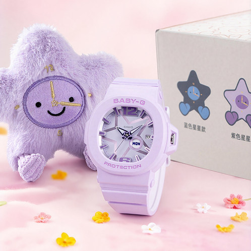 卡西欧手表 BABY-G  【新品】璀璨星芒 时尚潮流防水防震女表BGA-10D