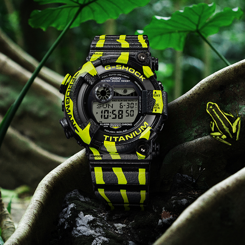 卡西欧手表 G-SHOCK  【新品】全新箭毒蛙 蛙人系列 时尚防水太阳能动力男表GW-8200TPF-1PR