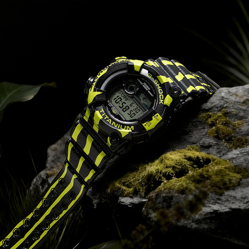 卡西欧手表 G-SHOCK  【新品】全新箭毒蛙 蛙人系列 时尚防水太阳能动力男表GW-8200TPF-1PR