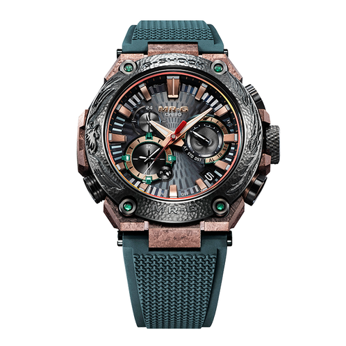 卡西欧手表 G-SHOCK  【新品】MR-G系列鐵鐔 山形工厂高端生产线 特殊包装限量编号 防水防震六局电波太阳能动力MRG-B2000KT-3ADR