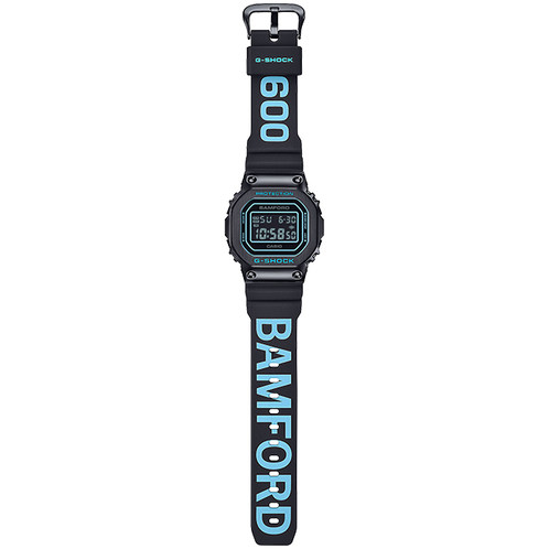 卡西欧手表 G-SHOCK  【新品】BAMFORD联名第三弹 防水防震时尚表款GM-5600BWD-1DR