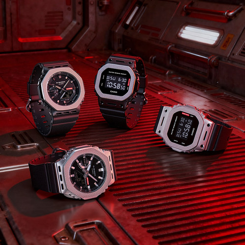 卡西欧手表 G-SHOCK  【新品】潮流时尚 防水防震时尚表款GM-5600BM/GM-5600M/GM-2100BM/GM-2100M