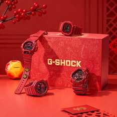 卡西欧手表 G-SHOCK 【新品】主题系列 特殊礼盒 防水防震运动表款DW-5600RRB/DW-6900RRB/GA-110RRB/GA-2100RRB